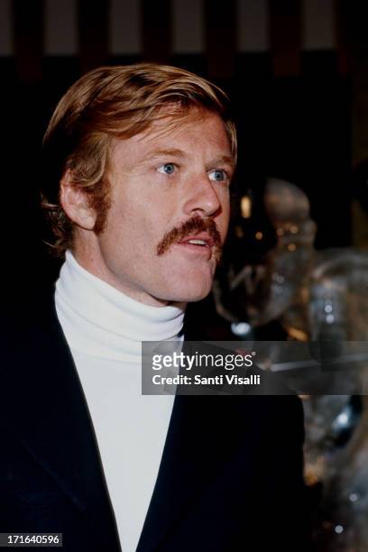 Actor Robert Redford during an interview on October 29,1969 in Reno, Nevada.