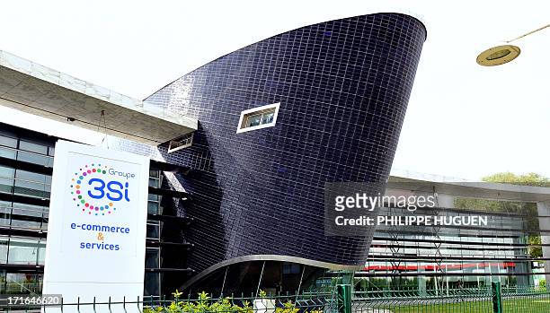Photo taken on June 27, 2013 shows the headquarters of 3 Suisses International group, in Villeneuve-d'Ascq, France on June 27, 2013. Denis Terrien,...