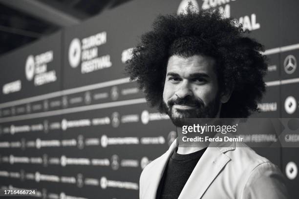 Ibrahim Nash'at attends the photocall of "HOLLYWOODGATE" during the 19th Zurich Film Festival at Kino Corso on October 03, 2023 in Zurich,...