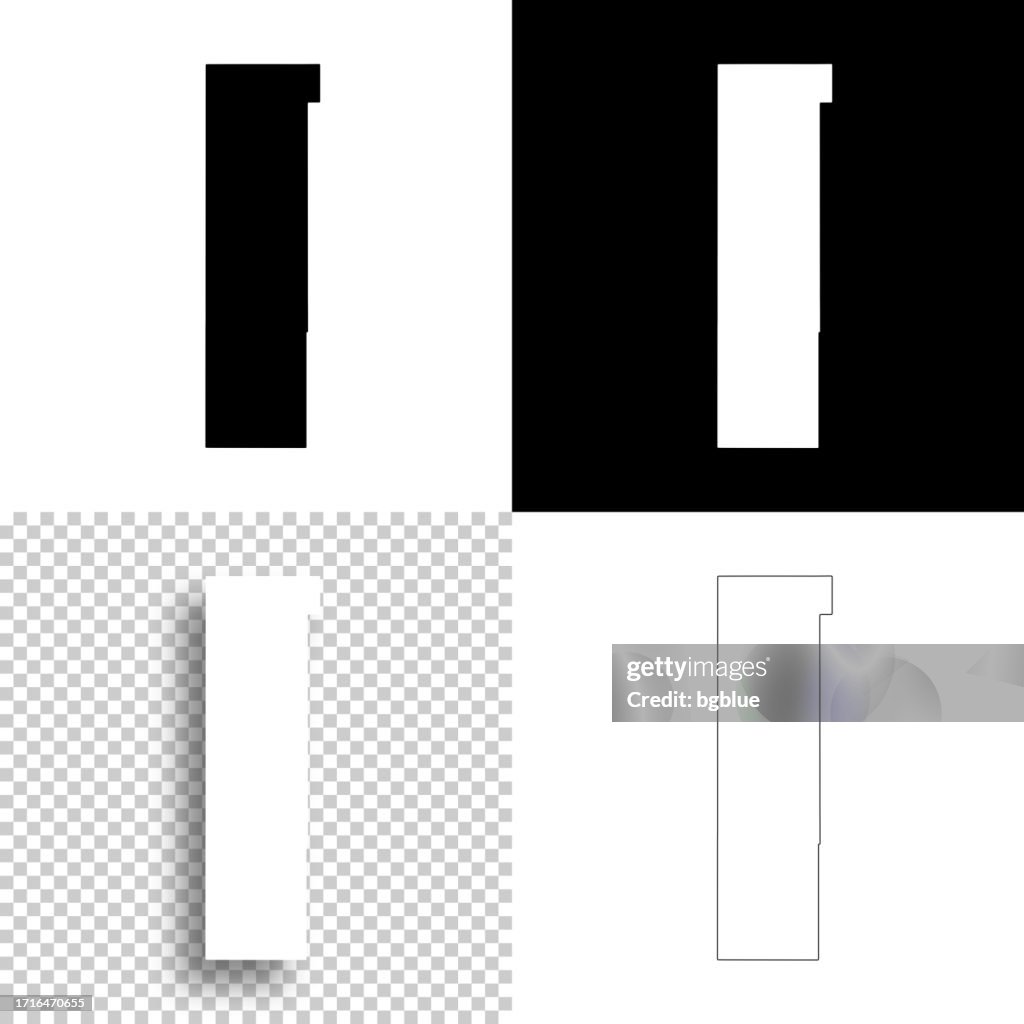 Washington County, Oklahoma. Maps for design. Blank, white and black backgrounds