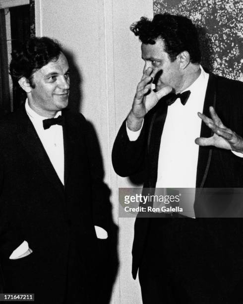 Bert Stern and Ron Galella attend CBS "Model Of The Year" Awards on August 30, 1967 at the Waldorf Astoria Hotel in New York City.