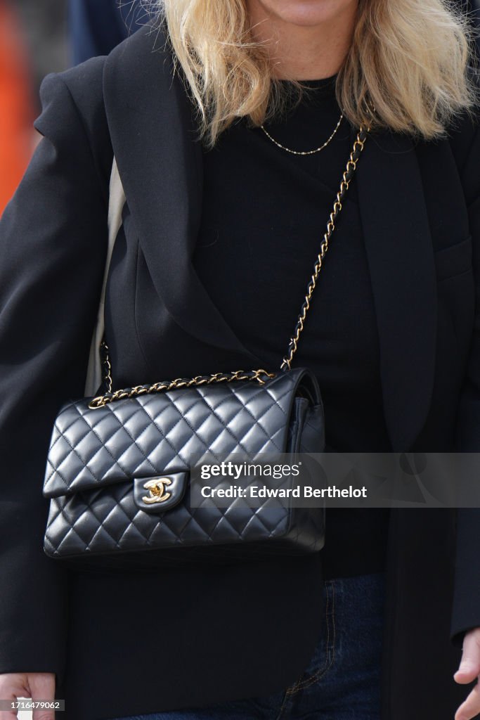 Street Style - Paris Fashion Week - Womenswear Spring/Summer 2024 - Day Nine