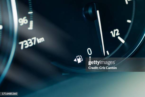 car fuel gauge - car indicator stock pictures, royalty-free photos & images