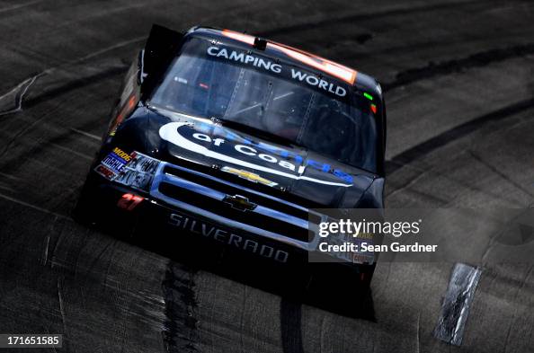 Jeff Agnew, driver of the West Virginia Coal Association Chevrolet