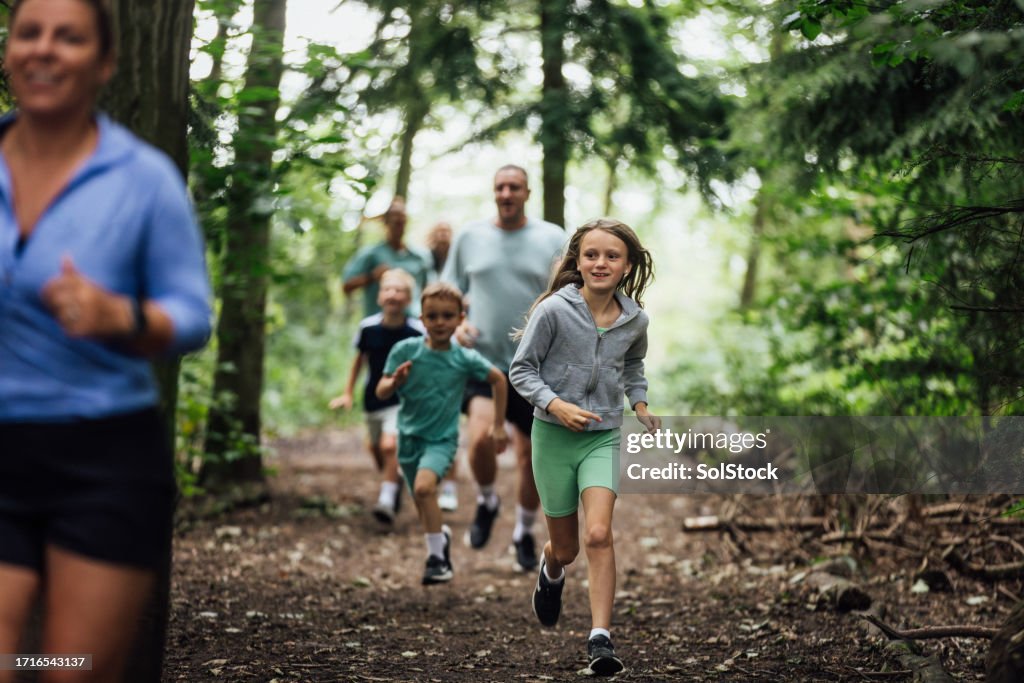 Running Fast Forest Racing Through The Forest High-Res Stock Photo - Getty Images