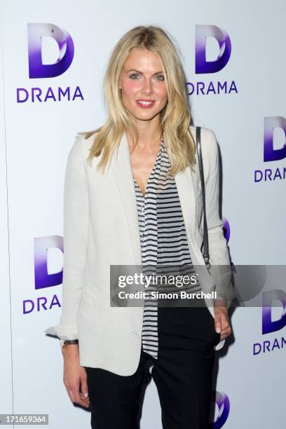 Donna Air attends the launch of the new UKTV channel 'Drama' on June 27, 2013 in London, England.