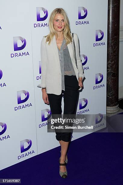 Donna Air attends the launch of the new UKTV channel 'Drama' on June 27, 2013 in London, England.