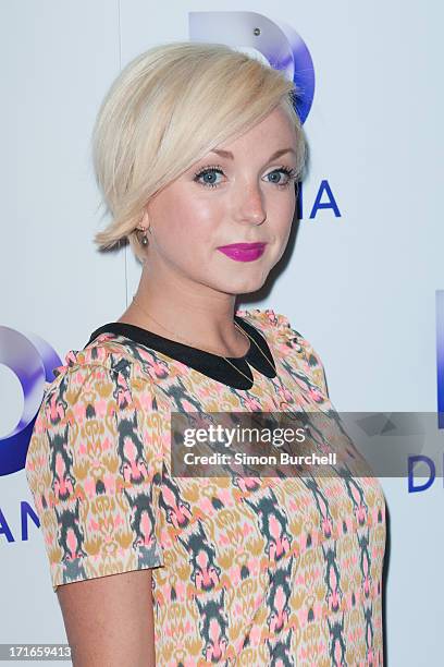 Helen George attends the launch of the new UKTV channel 'Drama' on June 27, 2013 in London, England.