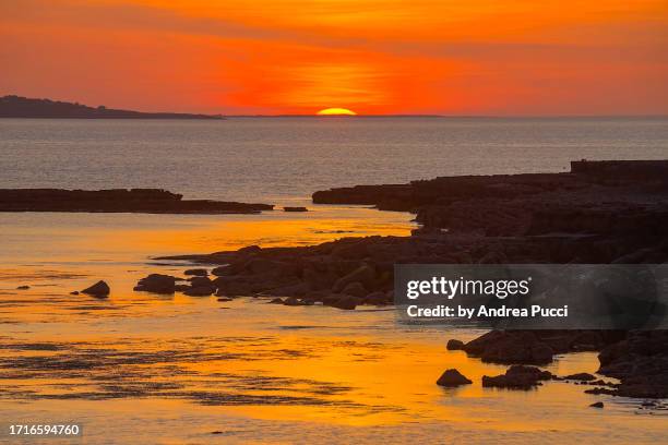 sunset in doolin, county clare, ireland - clare stock pictures, royalty-free photos & images