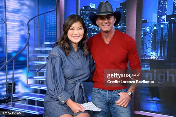 Juju Chang interviews Tim McGraw airing Thursday, August 24, 2023 on ABC News Live and Nightline. JUJU CHANG, TIM MCGRAW