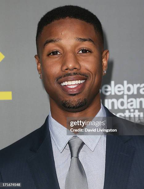 Actor Michael B. Jordan attends the 3rd Annual Celebrate Sundance Institute Los Angeles Benefit at The Lot on June 5, 2013 in West Hollywood,...