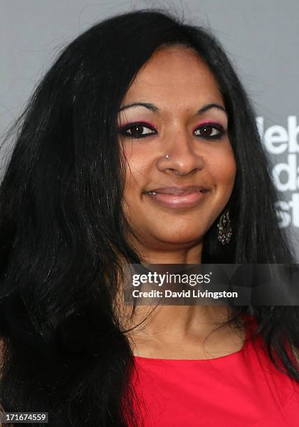 Singer Gingger Shankar attends the 3rd Annual Celebrate Sundance Institute Los Angeles Benefit at The Lot on June 5, 2013 in West Hollywood,...