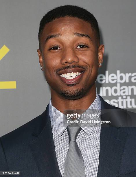 Actor Michael B. Jordan attends the 3rd Annual Celebrate Sundance Institute Los Angeles Benefit at The Lot on June 5, 2013 in West Hollywood,...