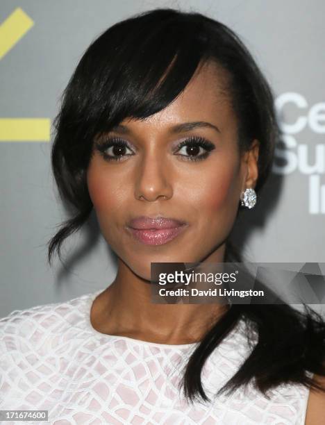 Actress Kerry Washington attends the 3rd Annual Celebrate Sundance Institute Los Angeles Benefit at The Lot on June 5, 2013 in West Hollywood,...