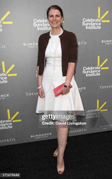 Tiffany's Linda Buckley attends the 3rd Annual Celebrate Sundance Institute Los Angeles Benefit at The Lot on June 5, 2013 in West Hollywood,...