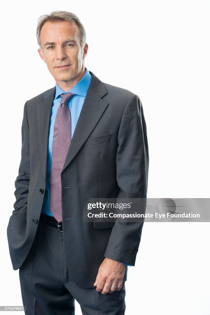 Portrait of smiling businessman