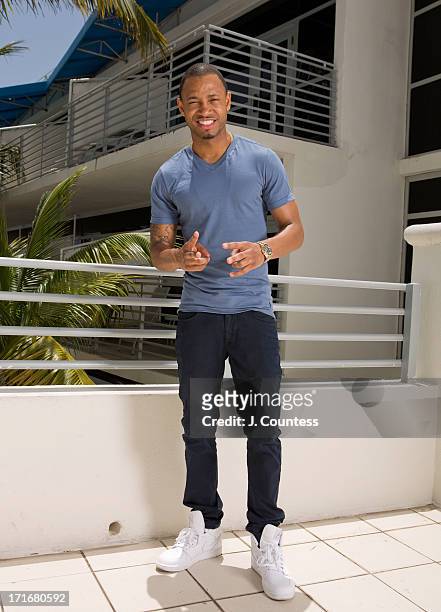 Actor Terrence Jenkins poses during the 2013 American Black Film Festival on June 20, 2013 in Miami, Florida.
