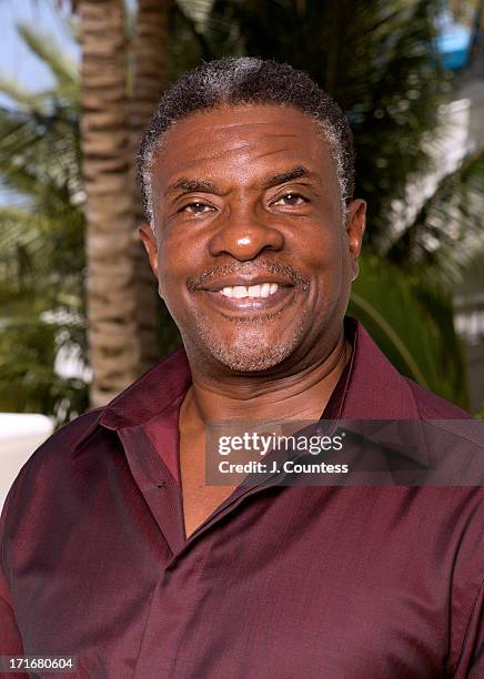 Actor Keith David poses during the 2013 American Black Film Festival on June 21, 2013 in Miami, Florida.