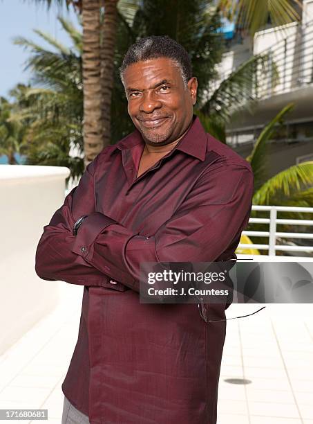 Actor Keith David poses during the 2013 American Black Film Festival on June 21, 2013 in Miami, Florida.