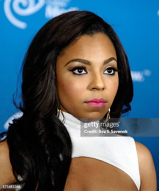 Ashanti attends Time Warner Cable Media's "View From The Top" Upfront at Jazz at Lincoln Center on June 27, 2013 in New York City.