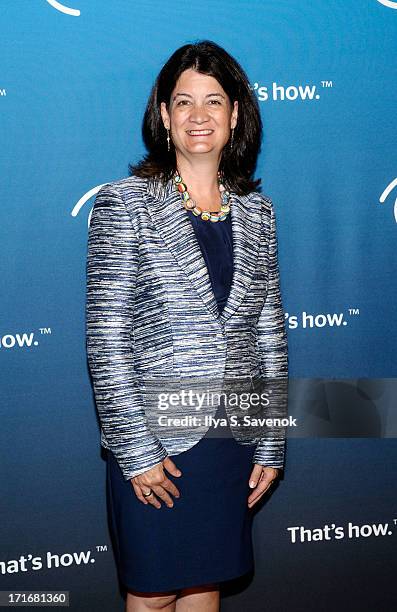 Joan Gillman attends Time Warner Cable Media's "View From The Top" Upfront at Jazz at Lincoln Center on June 27, 2013 in New York City.