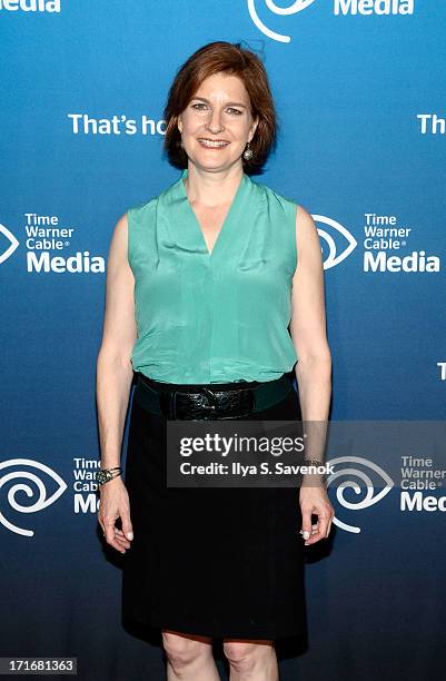 Roma Torre attends Time Warner Cable Media's "View From The Top" Upfront at Jazz at Lincoln Center on June 27, 2013 in New York City.