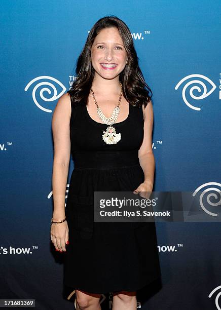 Jamie Shupak attends Time Warner Cable Media's "View From The Top" Upfront at Jazz at Lincoln Center on June 27, 2013 in New York City.