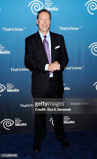Regional VP, TWC Media, Steve Jacobs attends Time Warner Cable Media's "View From The Top" Upfront at Jazz at Lincoln Center on June 27, 2013 in New...
