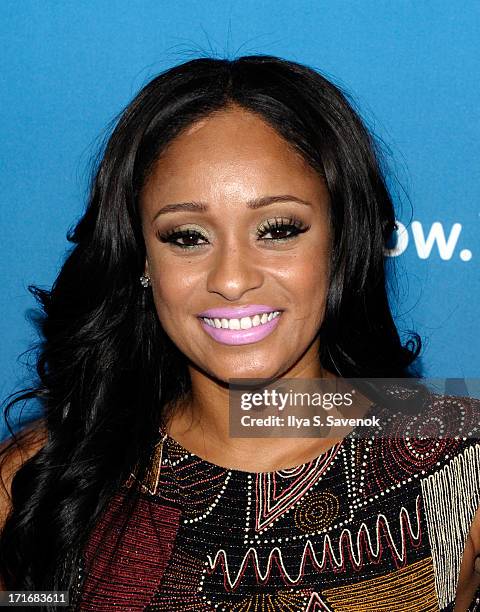 Tahiry Jose attends Time Warner Cable Media's "View From The Top" Upfront at Jazz at Lincoln Center on June 27, 2013 in New York City.