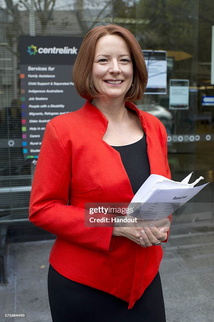 Wax Figure Of Julia Gillard On Display At Centrelink