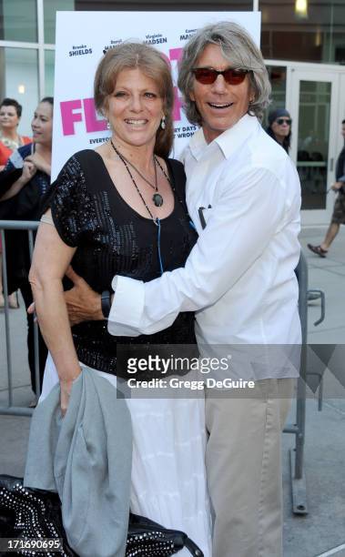 Actor Eric Roberts and wife Eliza Roberts arrive at the Los Angeles premiere of "The Hot Flashes" at ArcLight Cinemas on June 27, 2013 in Hollywood,...