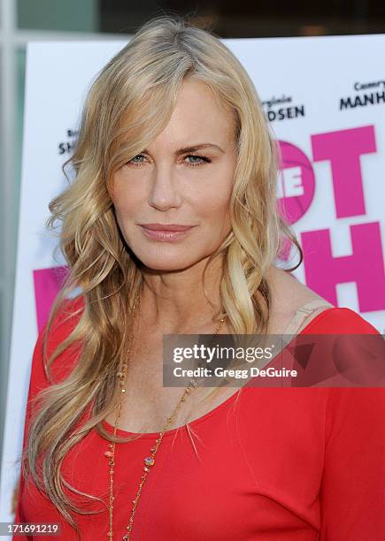 Actress Daryl Hannah arrives at the Los Angeles premiere of "The Hot Flashes" at ArcLight Cinemas on June 27, 2013 in Hollywood, California.