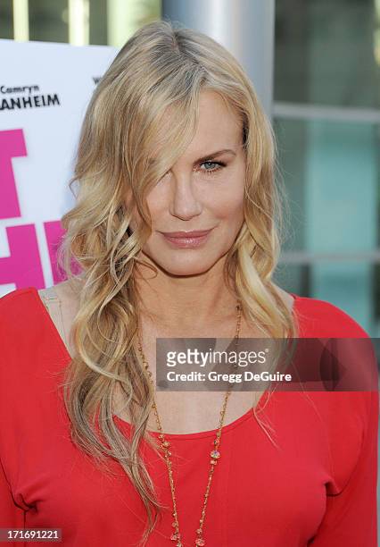 Actress Daryl Hannah arrives at the Los Angeles premiere of "The Hot Flashes" at ArcLight Cinemas on June 27, 2013 in Hollywood, California.