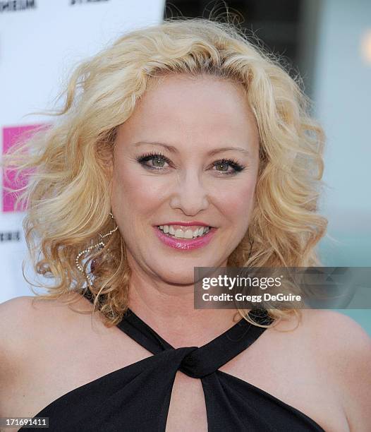 Actress Virginia Madsen arrives at the Los Angeles premiere of "The Hot Flashes" at ArcLight Cinemas on June 27, 2013 in Hollywood, California.