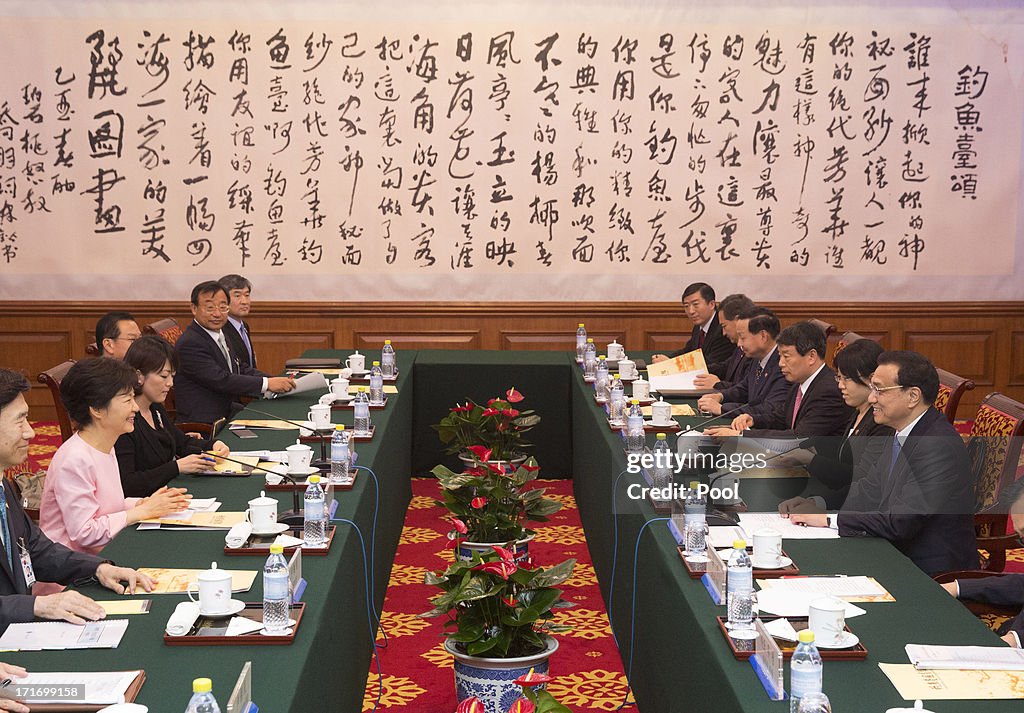 South Korean President Park Geun-Hye Visits China