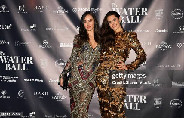 Madlena Kalinova and guest attend Georgie Badiel Foundation Water Ball at Second Floor on September 29, 2023 in New York City.