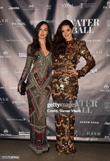 Madlena Kalinova and guest attend Georgie Badiel Foundation Water Ball at Second Floor on September 29, 2023 in New York City.