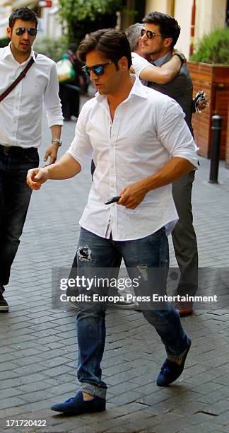 David Bustamante is seen on June 26, 2013 in Madrid, Spain.