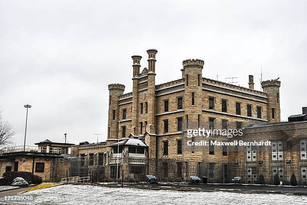 Taken at the Joliet Correction Center "Joliet Prison" on a winters' day in Joliet, Illinois. Prison was open from 1858-2002, site of numerous movies...