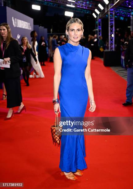 Lucy Williams attends the "Saltburn" Opening Night Gala during the 67th BFI London Film Festival at The Royal Festival Hall on October 04, 2023 in...