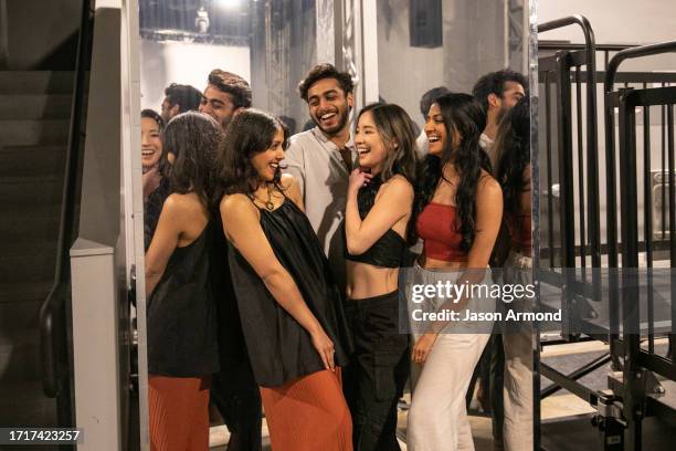 Playdate choreographers Ramita Ravi, Tokie Wang, Jainil Mehta and Barkha Patel are photographed for Los Angeles on June 16, 2023 in Los Angeles,...