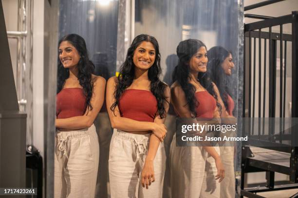 Playdate choreographer Ramita Ravi is photographed for Los Angeles on June 16, 2023 in Los Angeles, California. Playdate, a new residency with Blue13...