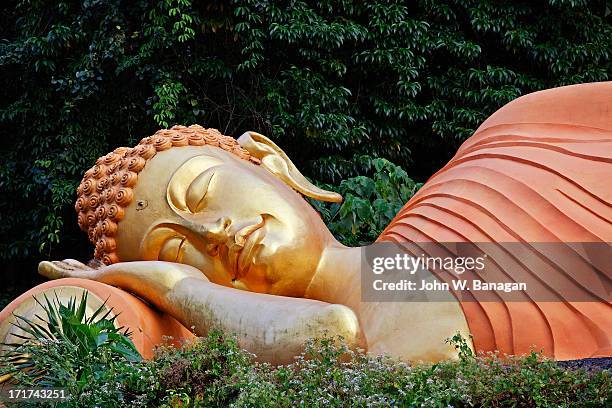 reclining buddha, krabi, thailand - krabi stock pictures, royalty-free photos & images