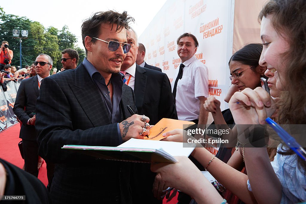 The Lone Ranger - Moscow Premiere