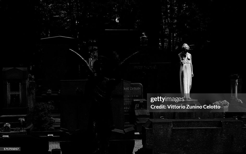 A View Of Milan's Monumental Cemetery