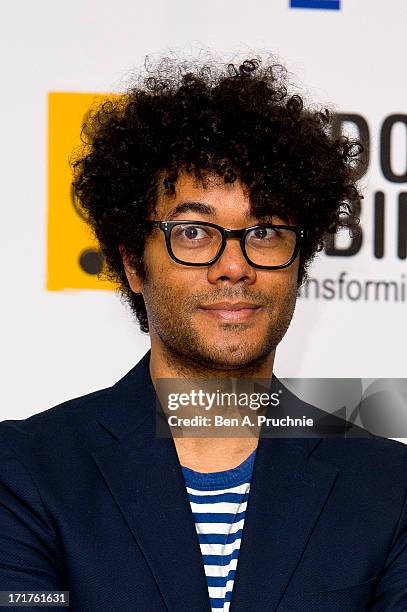 Richard Ayoade attends the Nordoff Robbins Silver Clef awards at London Hilton on June 28, 2013 in London, England.