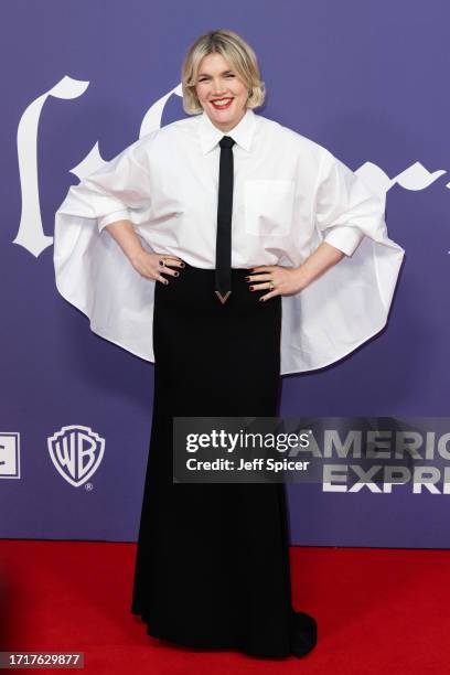 Emerald Fennell attends the "Saltburn" Opening Night Gala during the 67th BFI London Film Festival at The Royal Festival Hall on October 04, 2023 in...