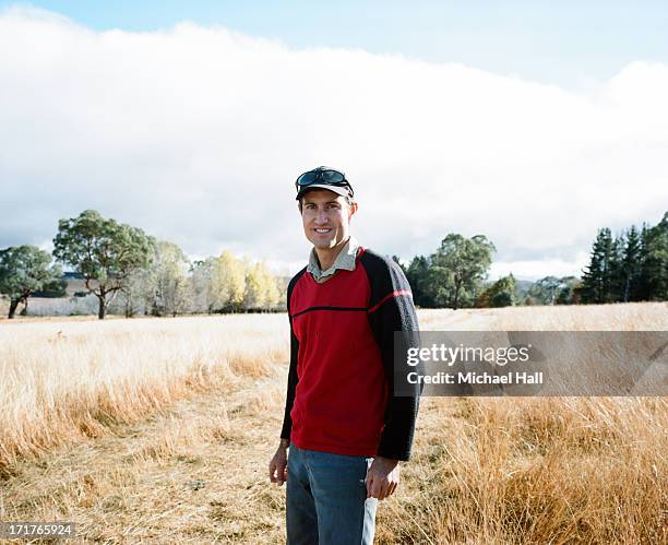 farmer in field - farmer australia ストックフォトと画像