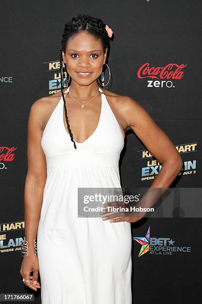 Kimberly Elise attends the 'Kevin Hart: Let Me Explain' Los Angeles premiere at Regal Cinemas L.A. Live on June 27, 2013 in Los Angeles, California.