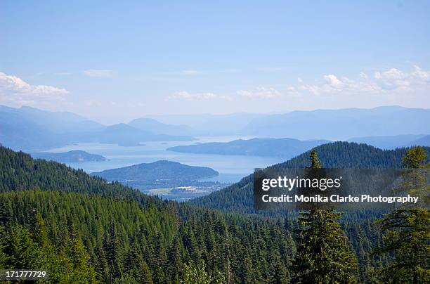 lake pend oreille - sandpoint stock pictures, royalty-free photos & images